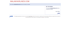 Desktop Screenshot of malawiairlines.com